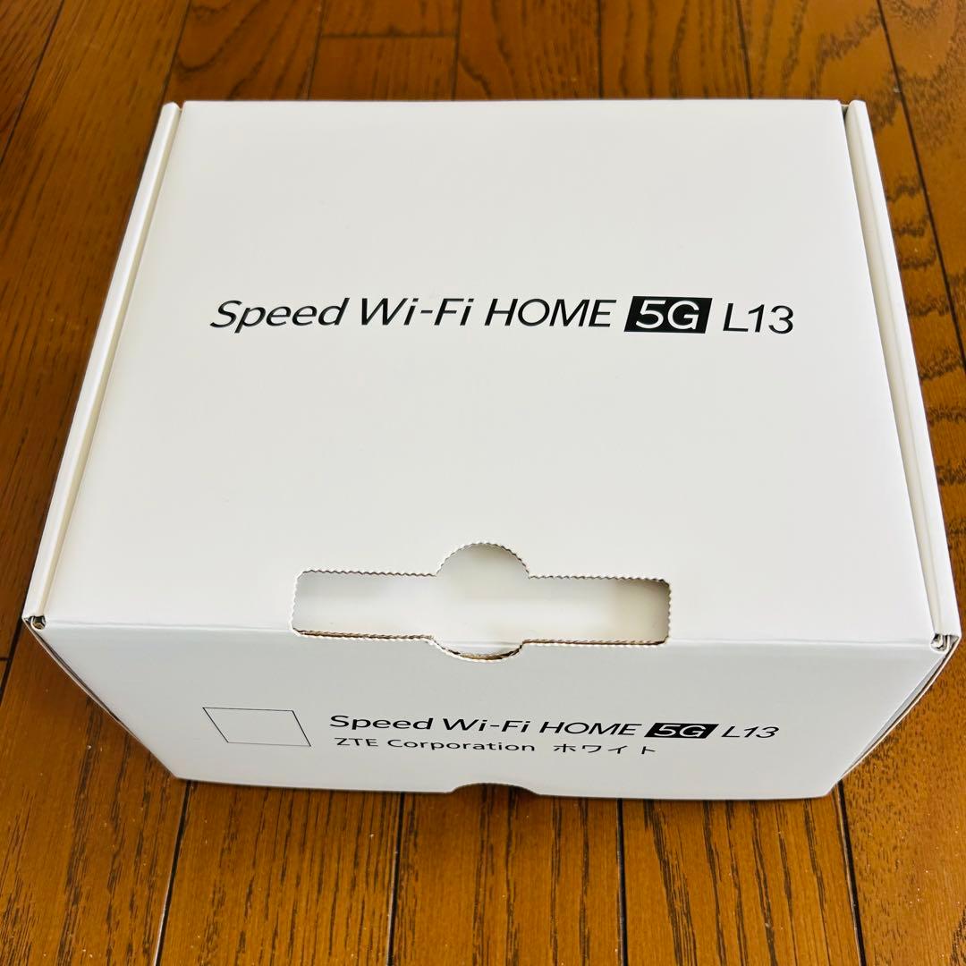 ZTE Speed Wi-Fi  5G L13 本体　ホームルーター
