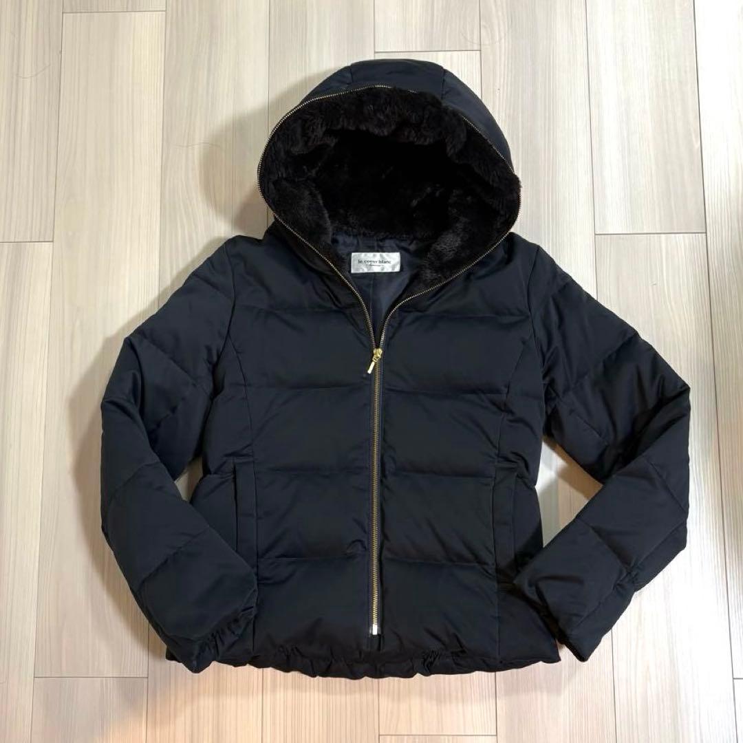 【コメント値引き済！】ル クール ブラン ファー フード ショート ダウン ファーフードショートダウン/le.coeur blanc(ルクールブラン