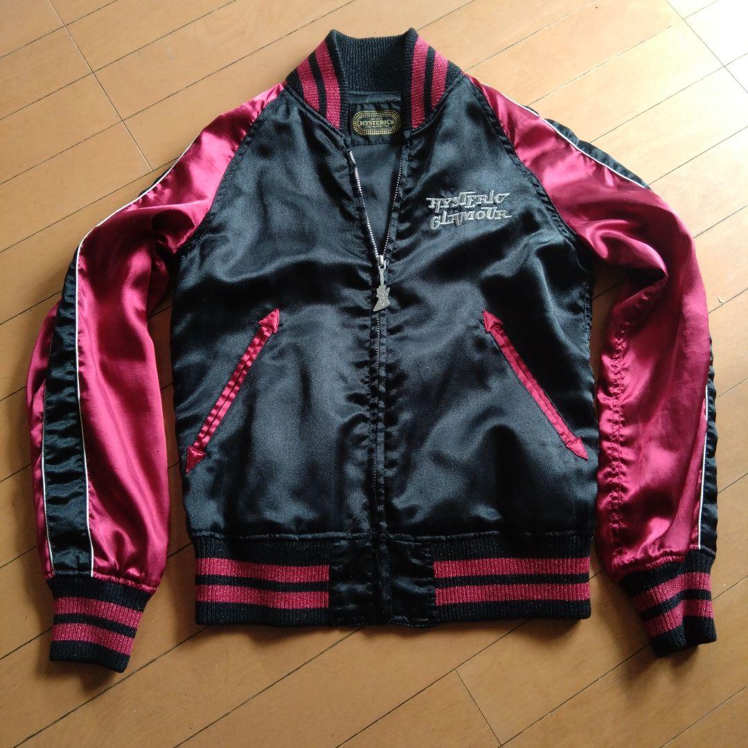 HYSTERIC GLAMOUR スカジャン レッド ビンテージ バイクガール