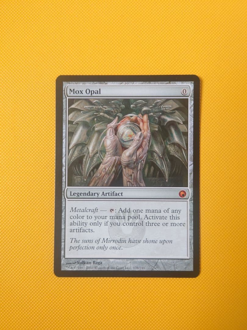 MTG　オパールのモックス　初版　☆ EX+]オパールのモックス/Mox Opal《日本語》【MM2】