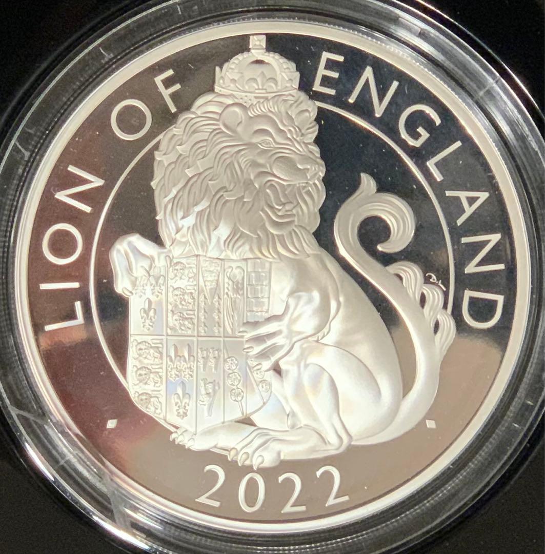 コレクション Tudor Beasts Lion of England 5oz Silver