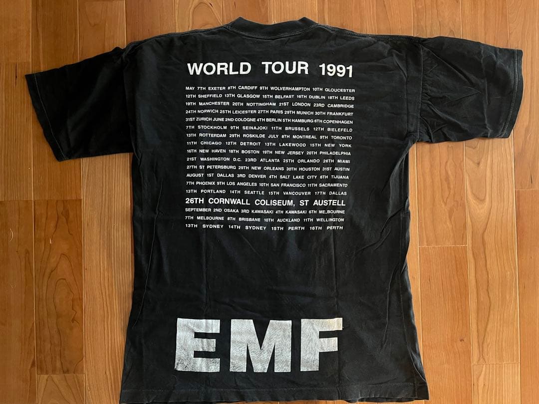 EMF バンドTシャツ XL XXL BLACK - メルカリ