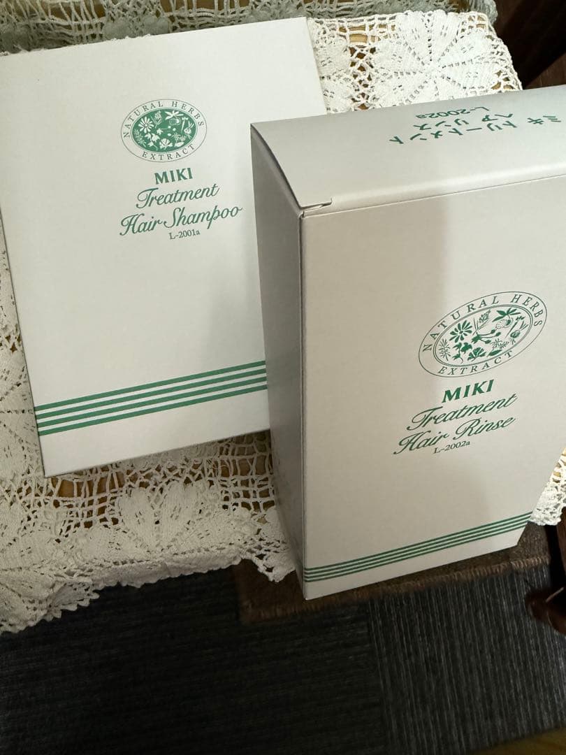 不用品　ミキ ヘア トリートメント シャンプー リンス セット ミキプルーン
