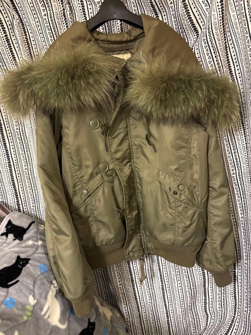 G.O.A フライトジャケット n2b 2サイズ カーキ オリーブ リアルファ