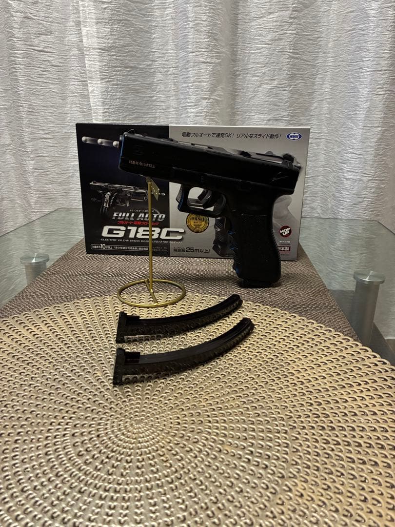 美品 東京マルイ カスタム品 グロックG18C Glock 強化カーボンピニオン