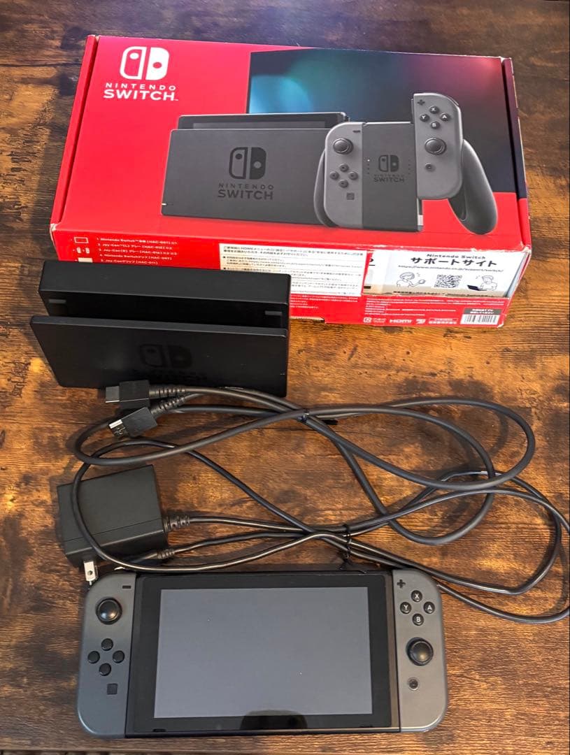 Nintendo Switch 本体 グレー 動作確認済み　⚠︎詳細確認願います Amazon.co.jp: Nintendo Switch 本体 (ニンテンドースイッチ) Joy-Con