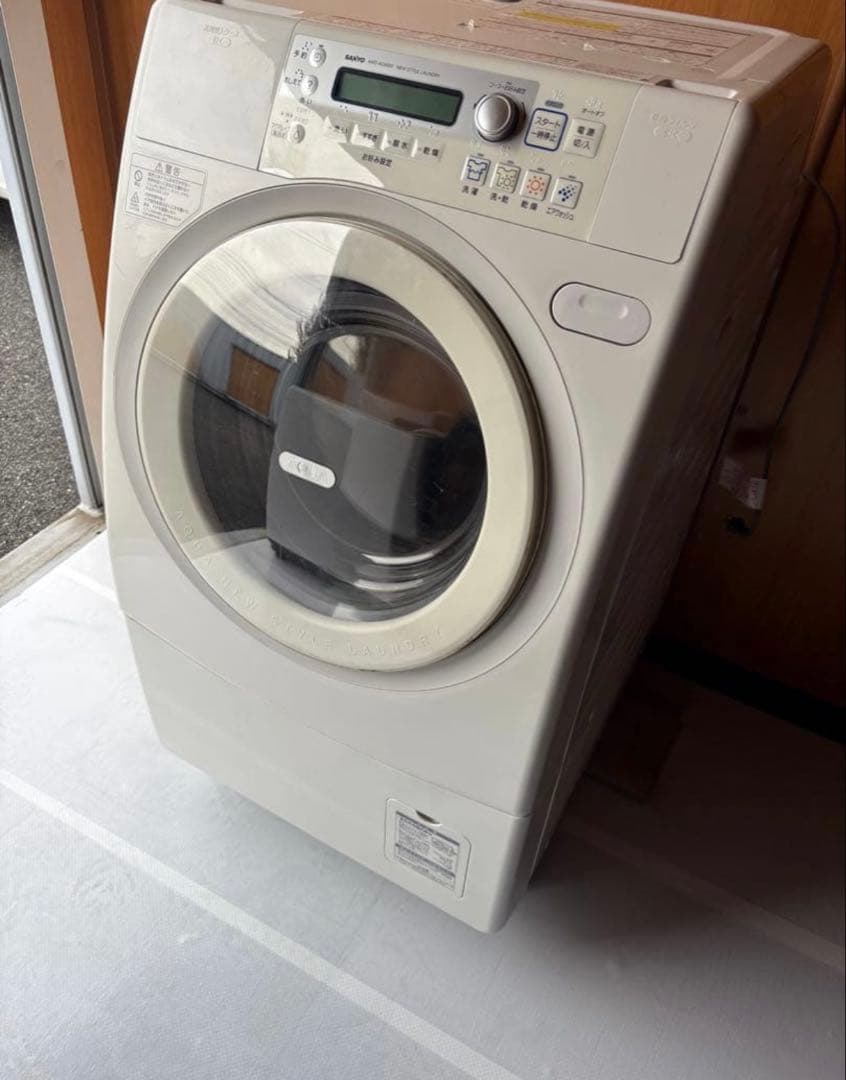 はくさま専用【SANYO】ドラム式洗濯乾燥機 9kg オゾン洗浄機能付