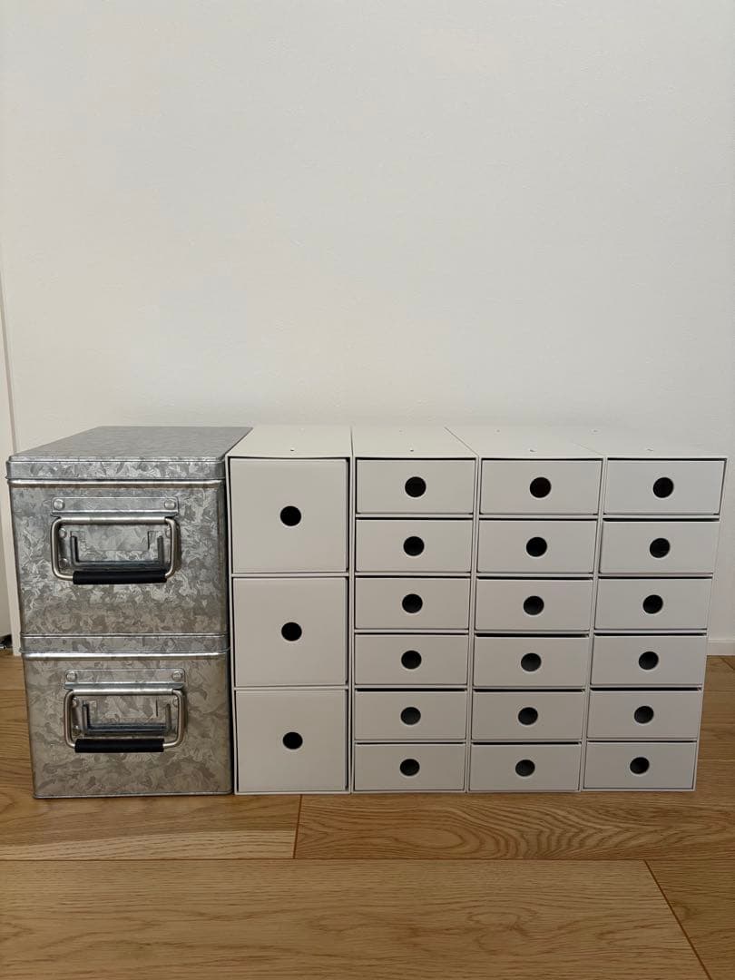 無印良品　トタンボックス　小物収納ボックス
