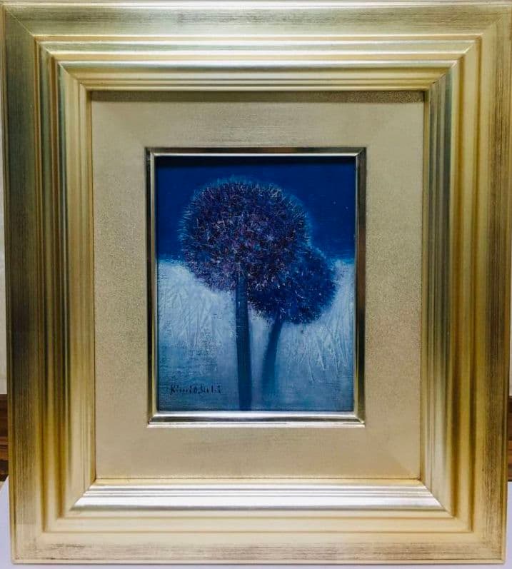 花　油絵　F0(180×140mm)