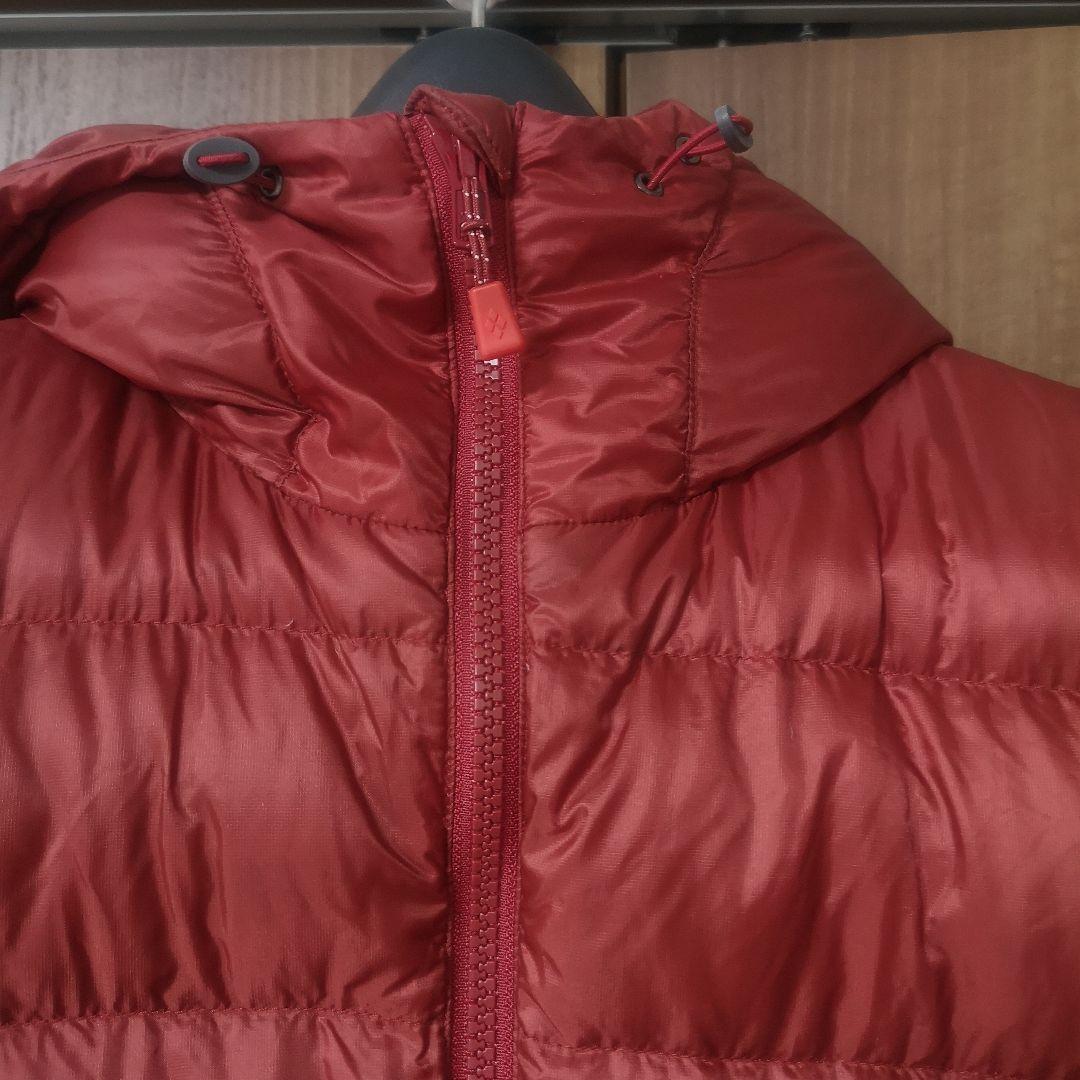 圭ちゃんママ専用】mont-bell フード付き ダウン ジャケット 赤 - メルカリ