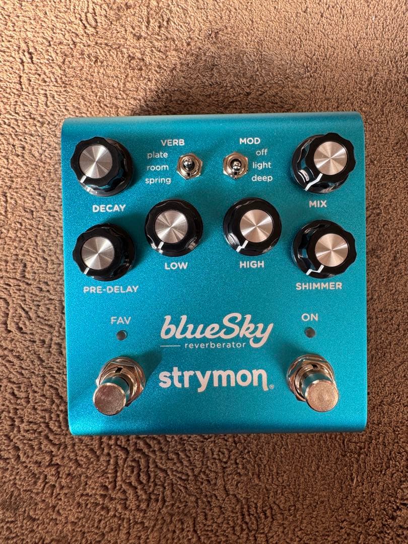 Strymon blueSky v2 リバーブペダル