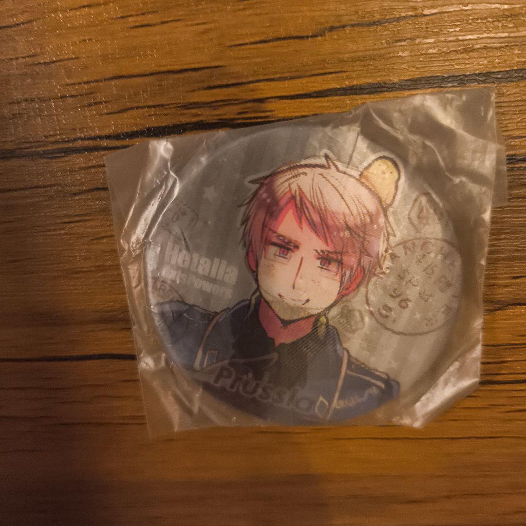 ヘタリア　チェンジング缶バッジ　プロイセン　ちびきら