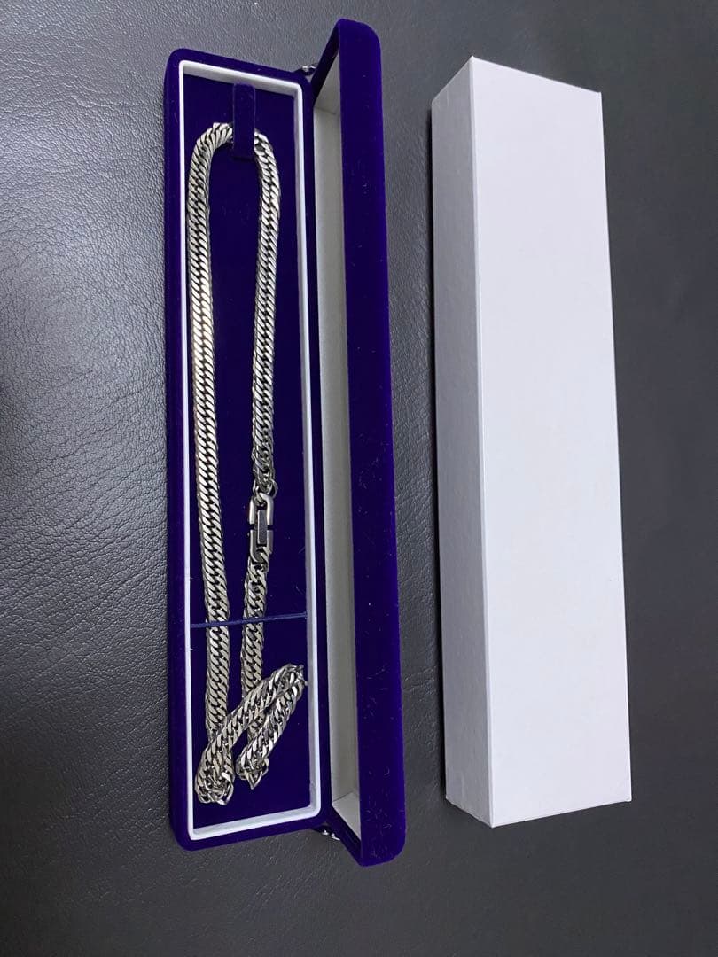 喜平ネックレス 6面トリプル 50cm 日本製 中折れ 刻印 箱付き - メルカリ