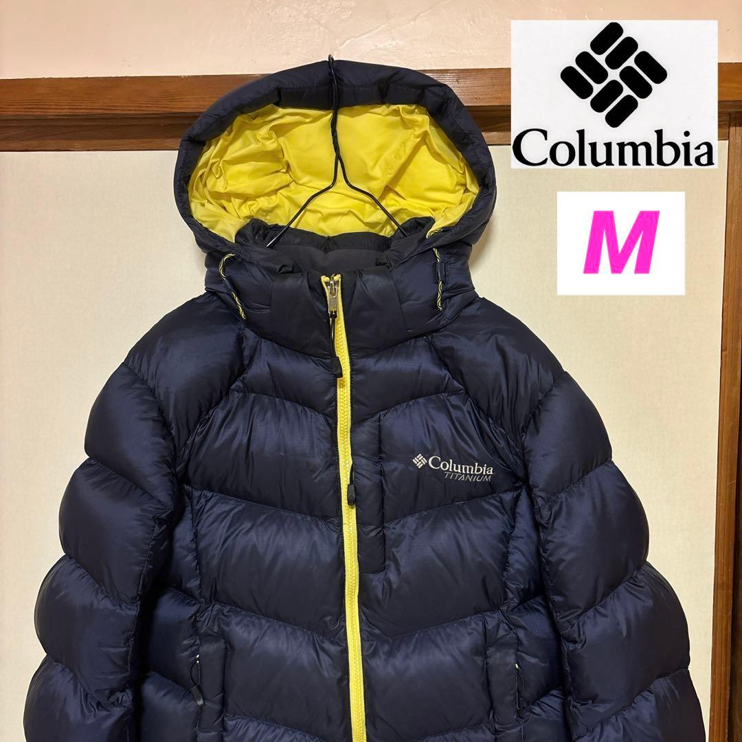【美品】Columbia コロンビア フードダウンジャケット レディースL