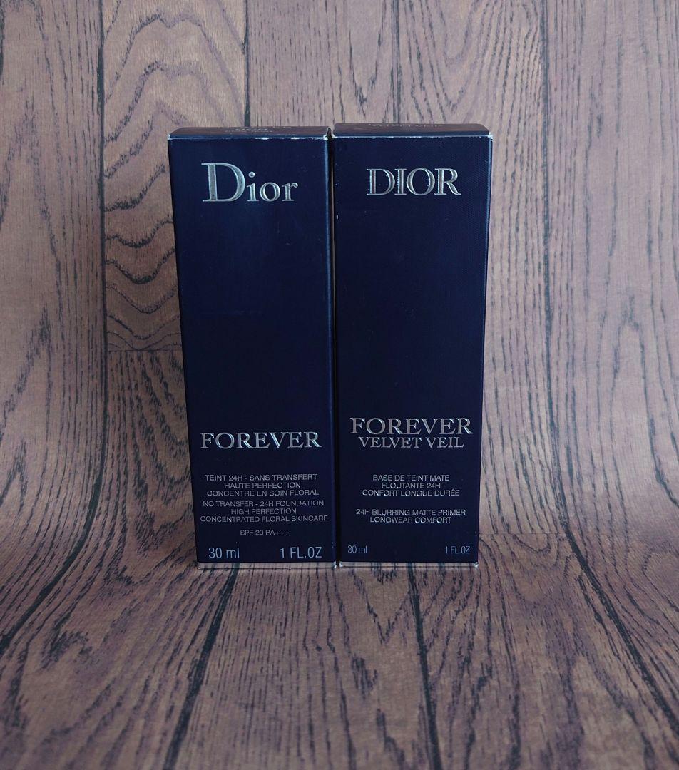 【美品】ディオールスキンフォーエヴァーベルベットヴェール　フルイドマット0CR