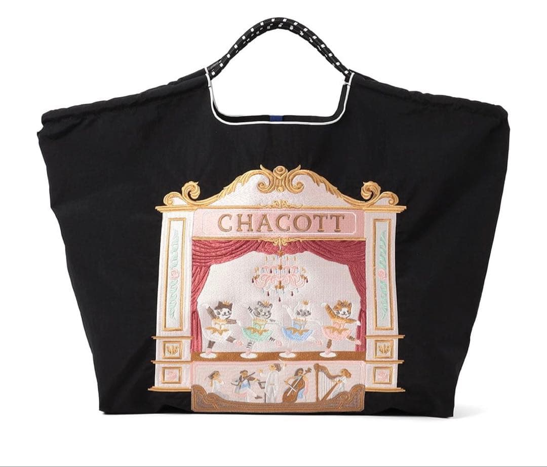 最終価格 チャコットコラボ ボール＆チェーン トートバッグ Ｌサイズ 正規品