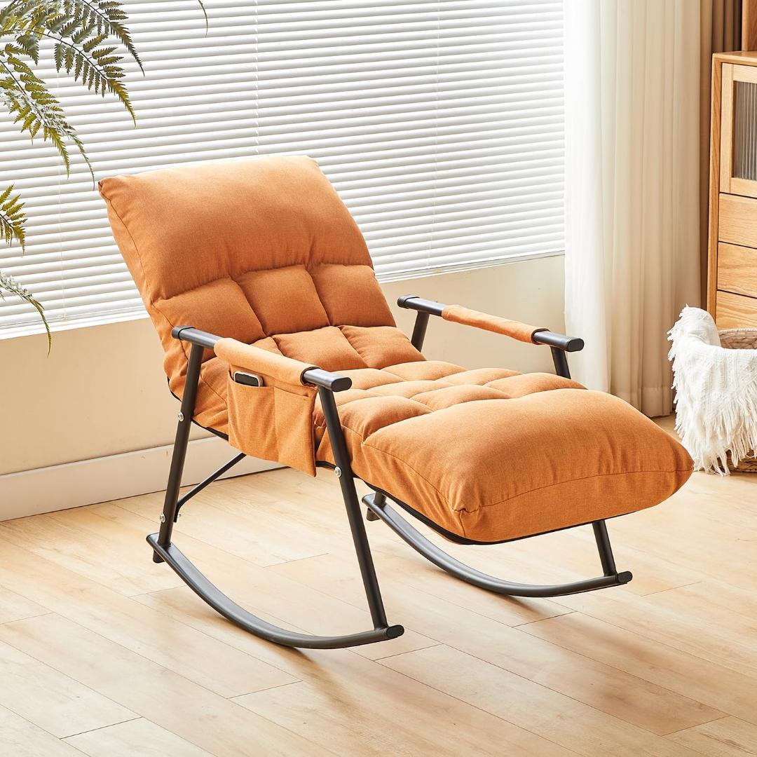 KAIHAOWIN ロッキングチェア リラックスチェア リクライニング