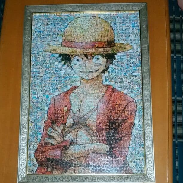 ワンピースのモザイクパズル