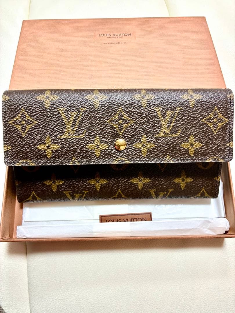 お値下げしました 未使用品　LOUIS VUITTON 三つ折り財布 中古・古着通販】LOUIS VUITTON (ルイ ヴィトン) 3つ折り財布 ピンク
