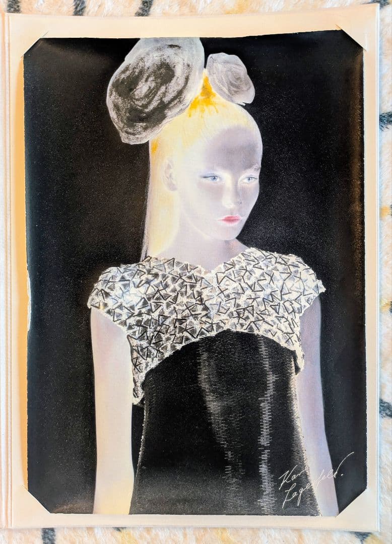 希少/非売品】シャネル 銀座 5周年記念 カール・ラガーフェルド アート