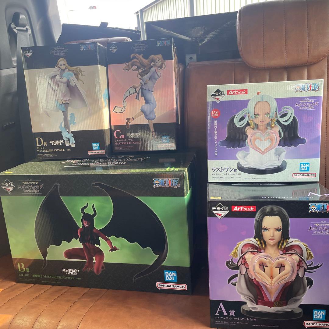 ワンピース一番くじメモリーオブヒロインズ　フィギュアコンプリートセット
