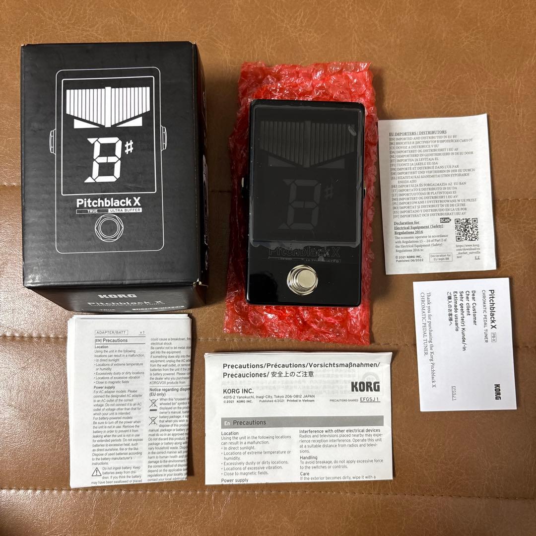 korg Pitchblack X ペダルチューナー エフェクター Pitchblack X mini - CHROMATIC PEDAL TUNER | KORG (Japan)