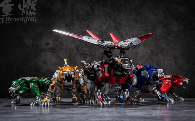 新品 HiPlay 重燃 百獣王 ゴライオン 分離可能 合金完成品 ボルトロン