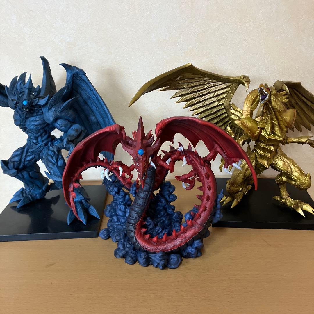 開封品　遊戯王　1番くじ.魂豪示像　三幻神　オシリス天空龍、ラー、オベリスク