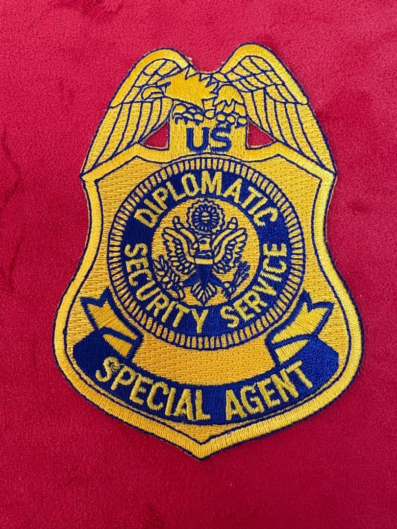 アメリカ国務省 DSS 特別捜査官 バッジと実物パッチのセット ポリス