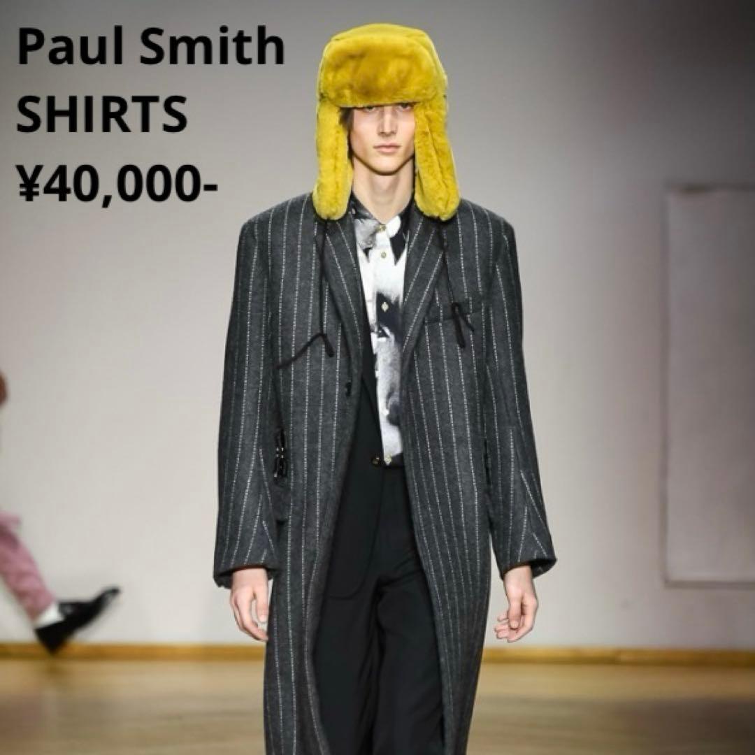 美品 ポールスミス paulsmith メンズ シャツ フェイス フローラル
