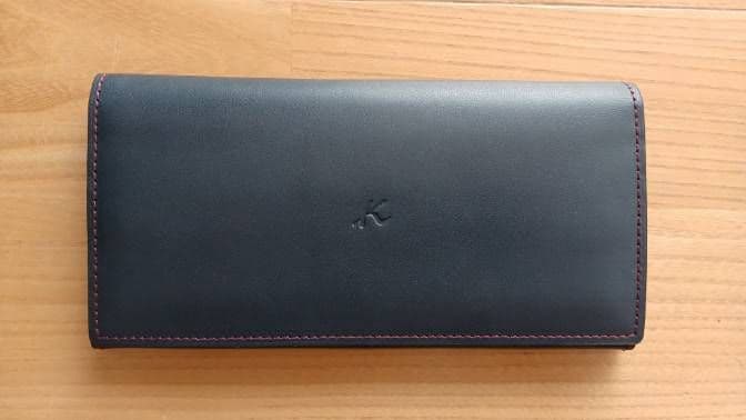 【ケンタ】Kitamura　キタムラ ダークブルー メンズ長財布