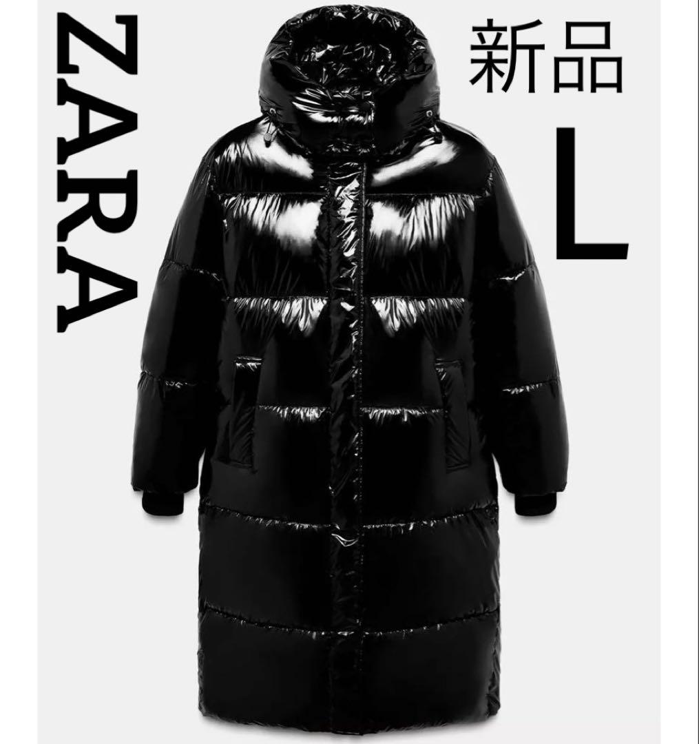 専用ページです　撥水&防風&防寒☆ 新品 ZARA エナメルロングダウンコート
