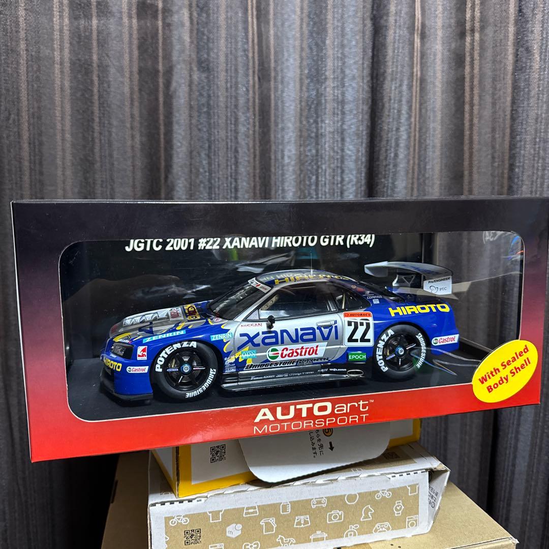 AUTOart XANAVI HIROTO GTR (R34) 1/18 - メルカリ