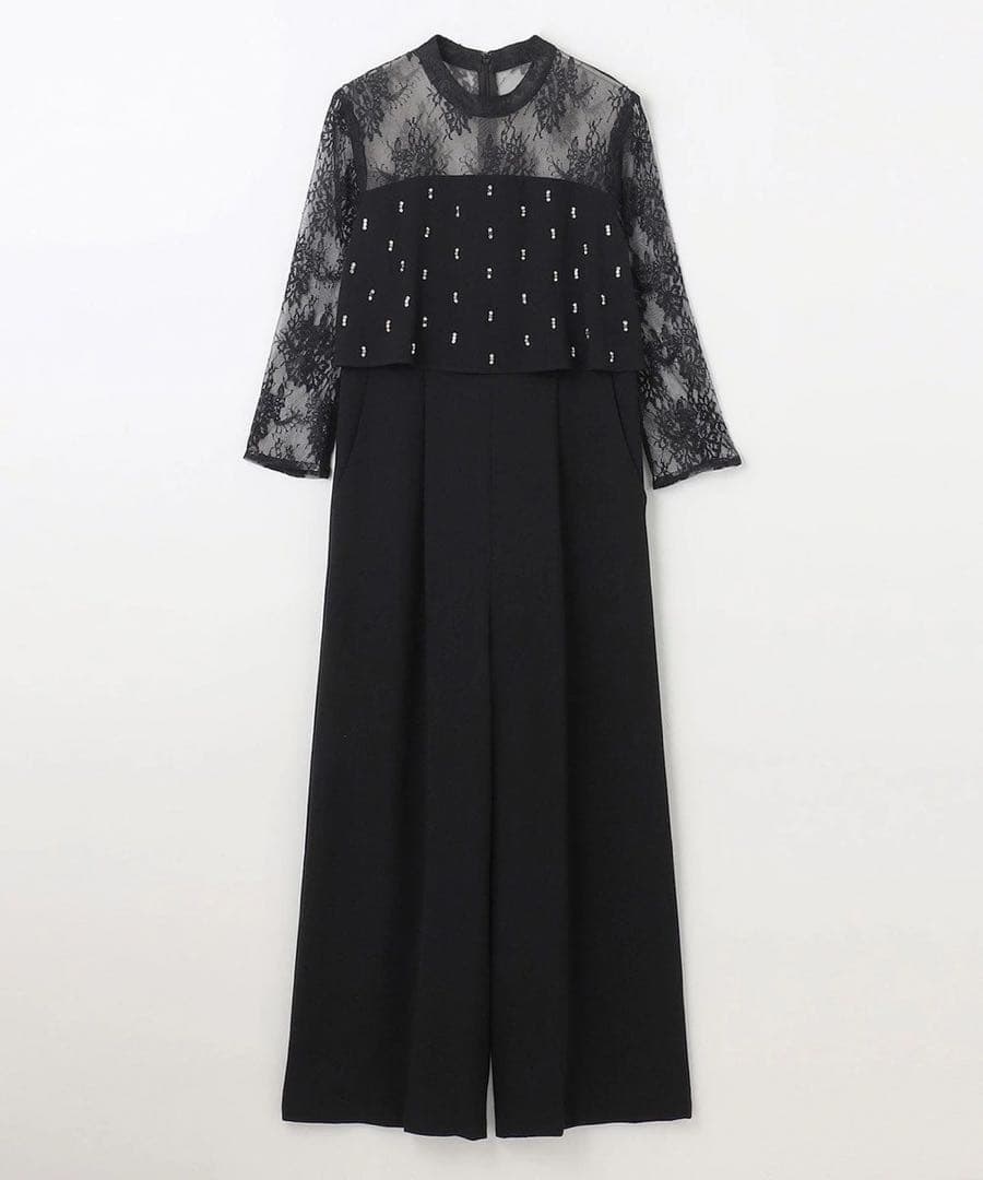 GRACE CONTINENTAL 刺繍ワイドサロペット　サイズ36