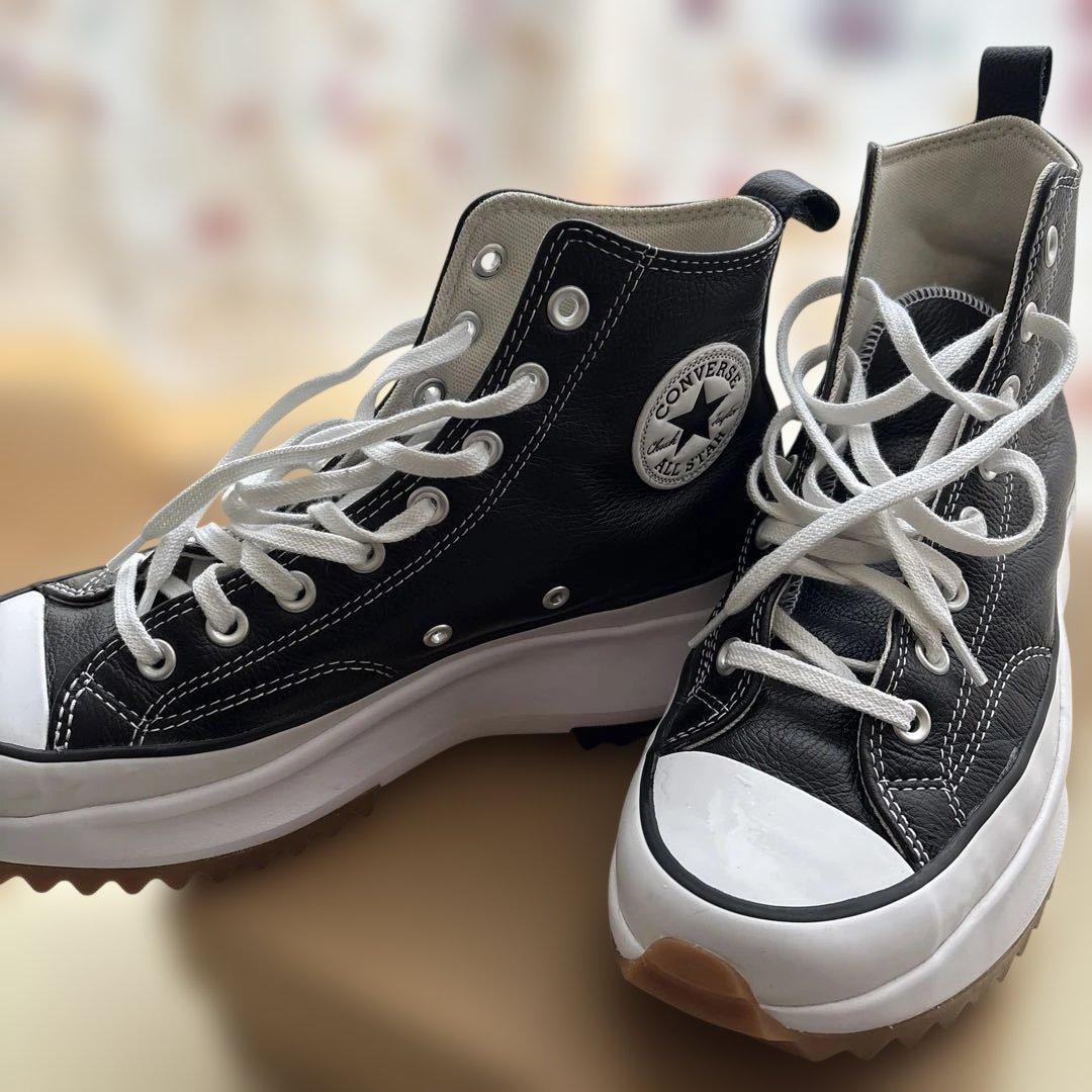 converse ランスターハイクレザーブラック A04292C