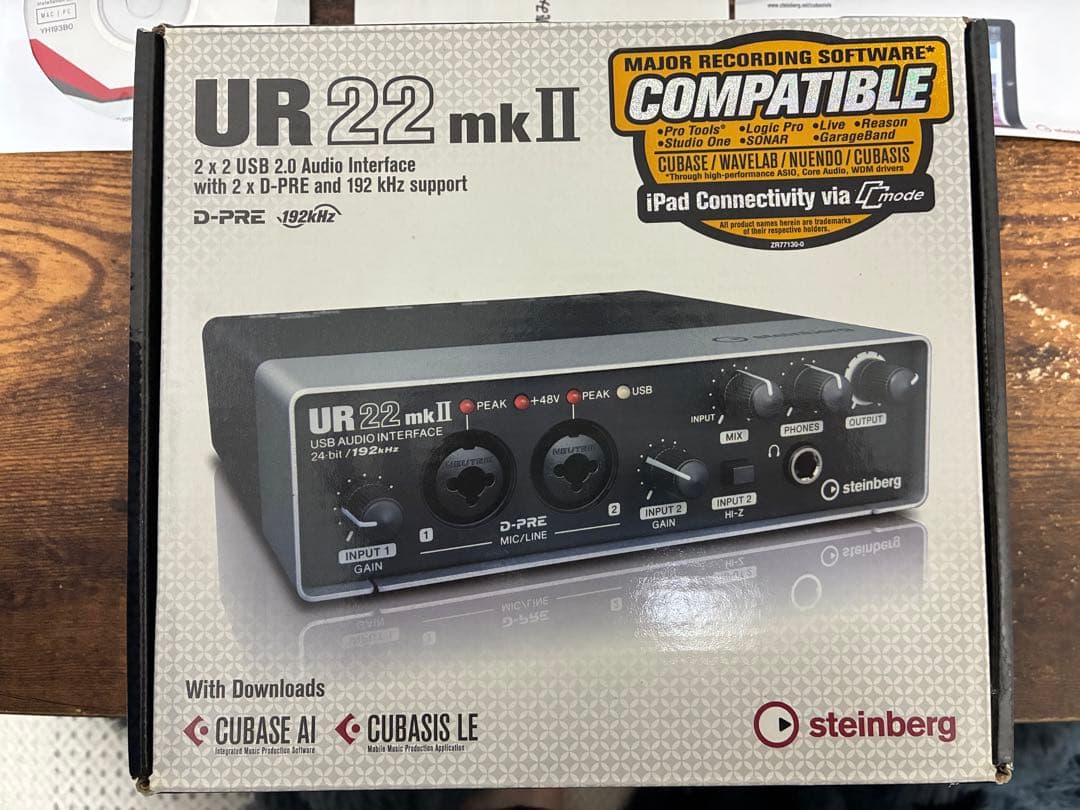 Steinberg UR22 mk II USBオーディオインターフェース STEINBERG ( スタインバーグ ) UR22mkII オーディオインターフェイス