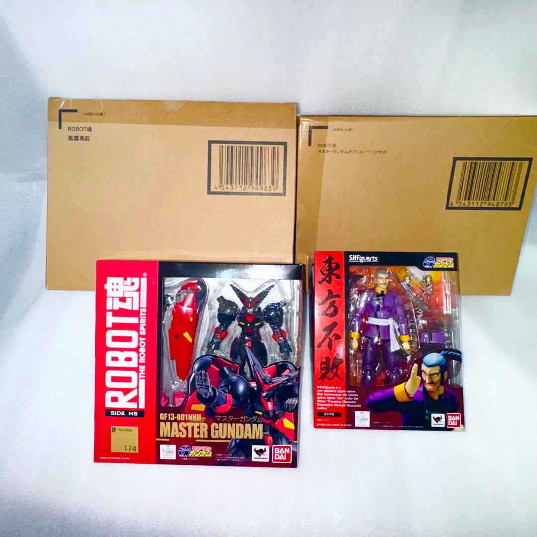 師匠セット　ROBOT魂　ロボット魂　マスターガンダム　東方不敗　風雲再起セット