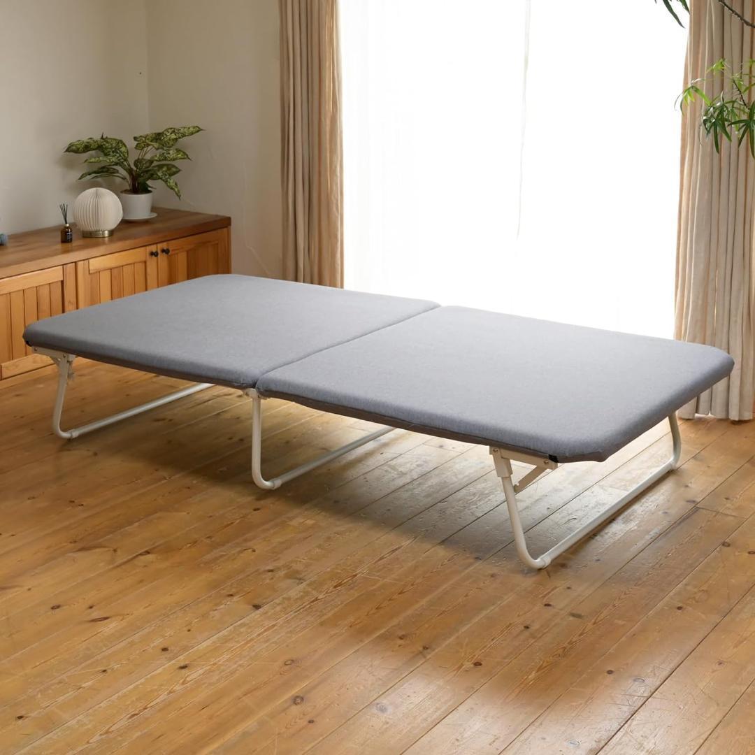 折り畳みベッドシングル マットレスPB-97195U(GRG/MWH) 山善 折りたたみベッド PB-97195U シングル (ベッド) 価格比較 - 価格.com