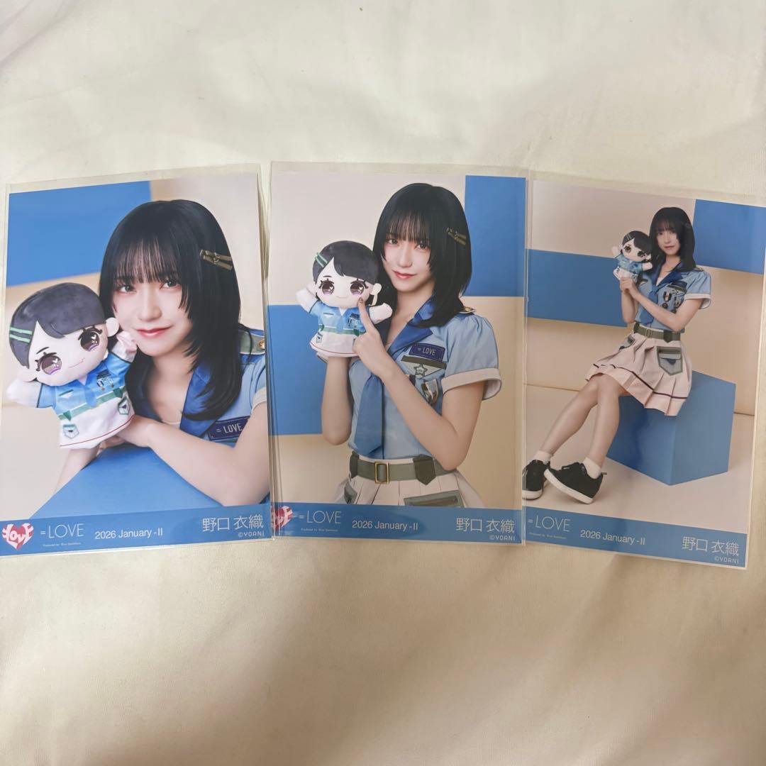 LOVE 生写真 モーリーファンタジーコラボ④ 野口衣織 コンプ - メルカリ