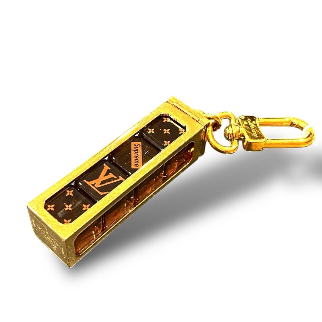 美品 LOUIS VUITTON ヴィトン シュプリーム ダイス キーリング