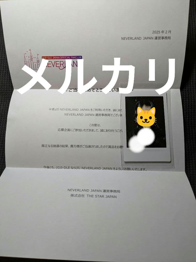 idle HER ソロデビュー記念 ミンニ 直筆サイン入りチェキ