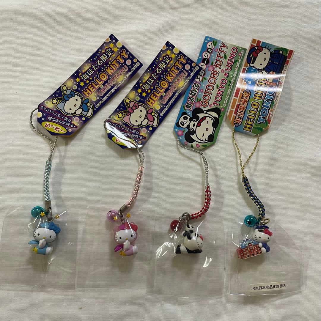 ご当地 キティ 海ほたる 東京駅 東京 根付け 4個セット