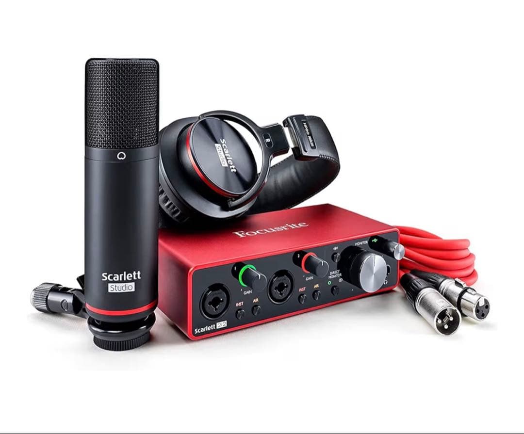 【美品】Focusrite Scarlett Solo 3rd Gen録音セット