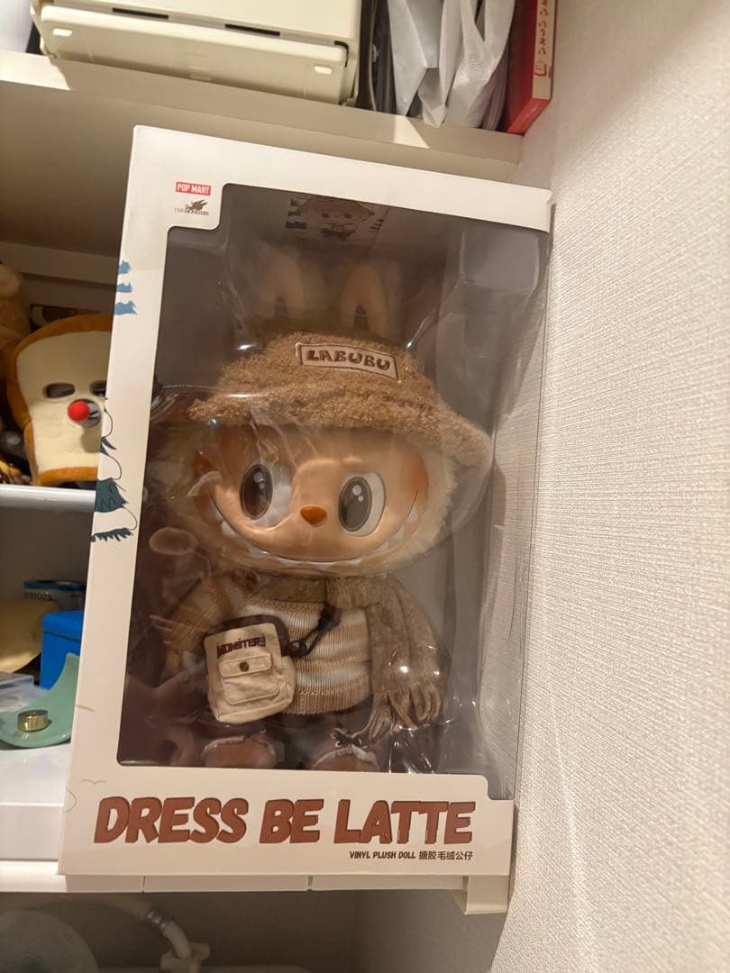 LABUBU ラブブぬいぐるみラテlatte popmart POP MART（ポップマート） 【正規品】 THE MONSTERS Let's Checkmate
