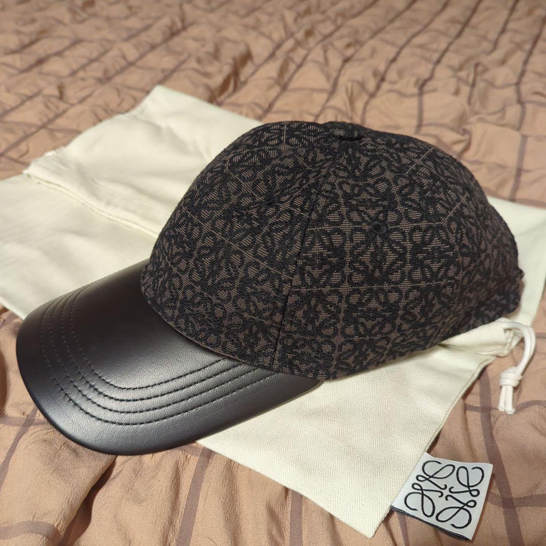 LOEWE ロエベ　アナグラム　キャップ　帽子 LOEWE (ロエベ) アナグラムパッチ キャンバスキャップ LEK820358X88