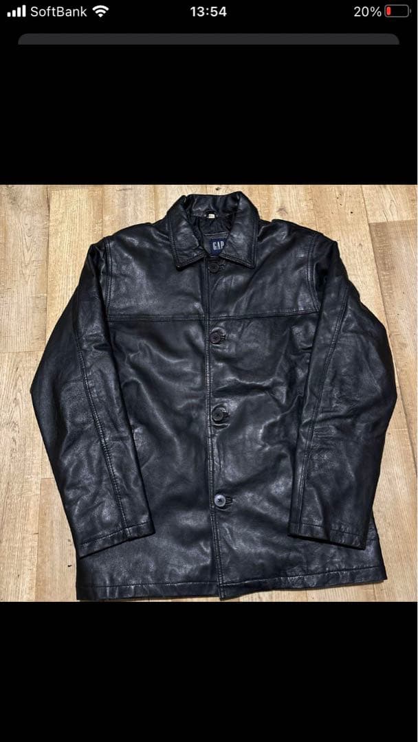 OLD GAP フェイクレザー カーコート 野村訓市