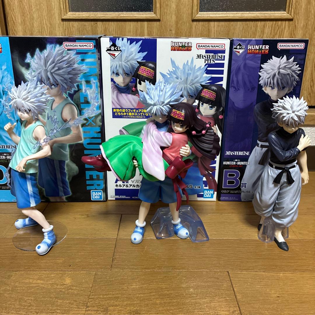 HUNTER×HUNTERキルアフィギュアまとめ売り HUNTER×HUNTER』キルアが「神速」発動時の臨場感を再現した姿で