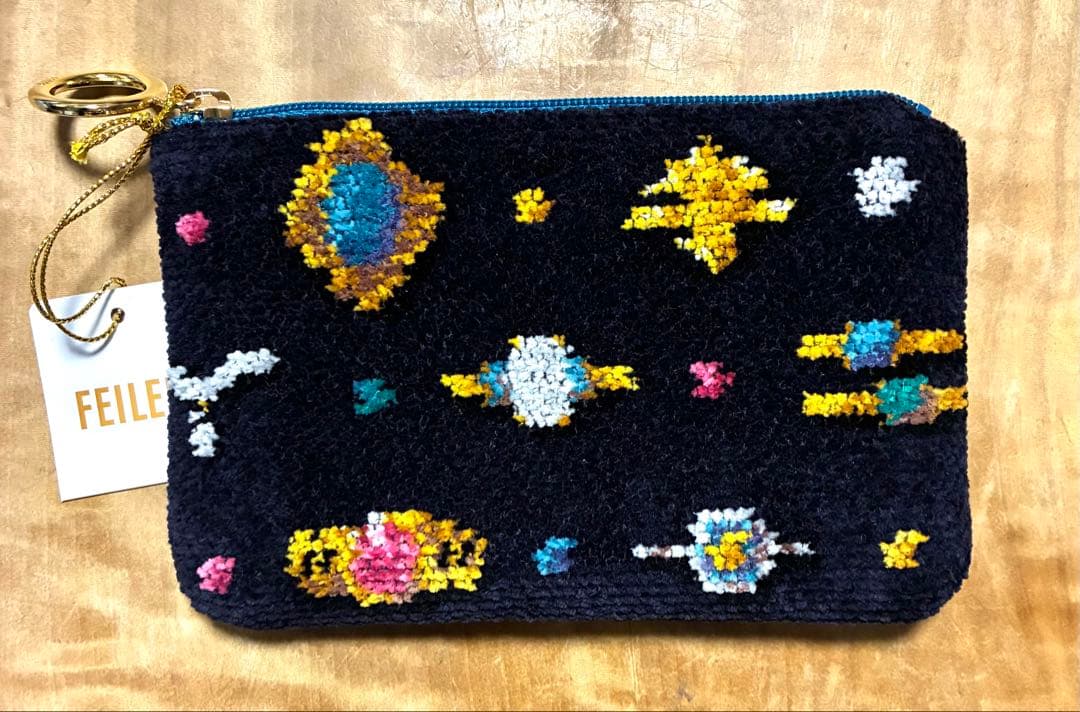 フェイラー　FEILER シンス　ポーチ　ネイビー　新品未使用