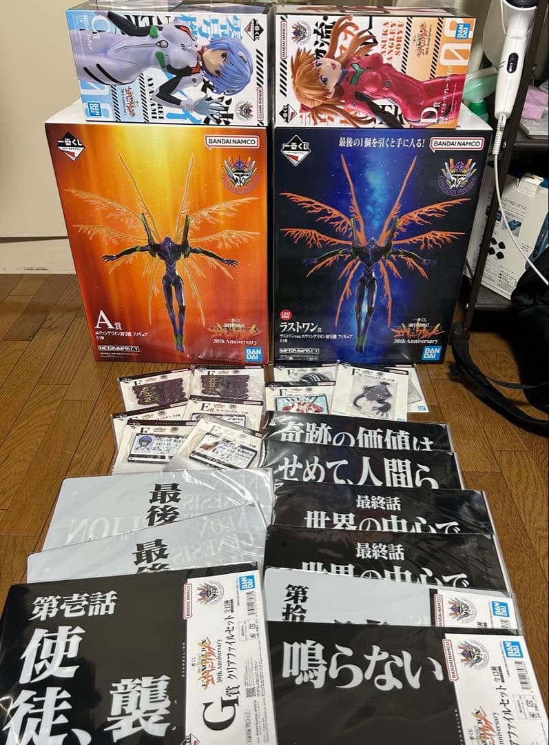 一番くじ　新世紀エヴァンゲリオン A賞 C賞 D賞ラストワン賞 その他19点