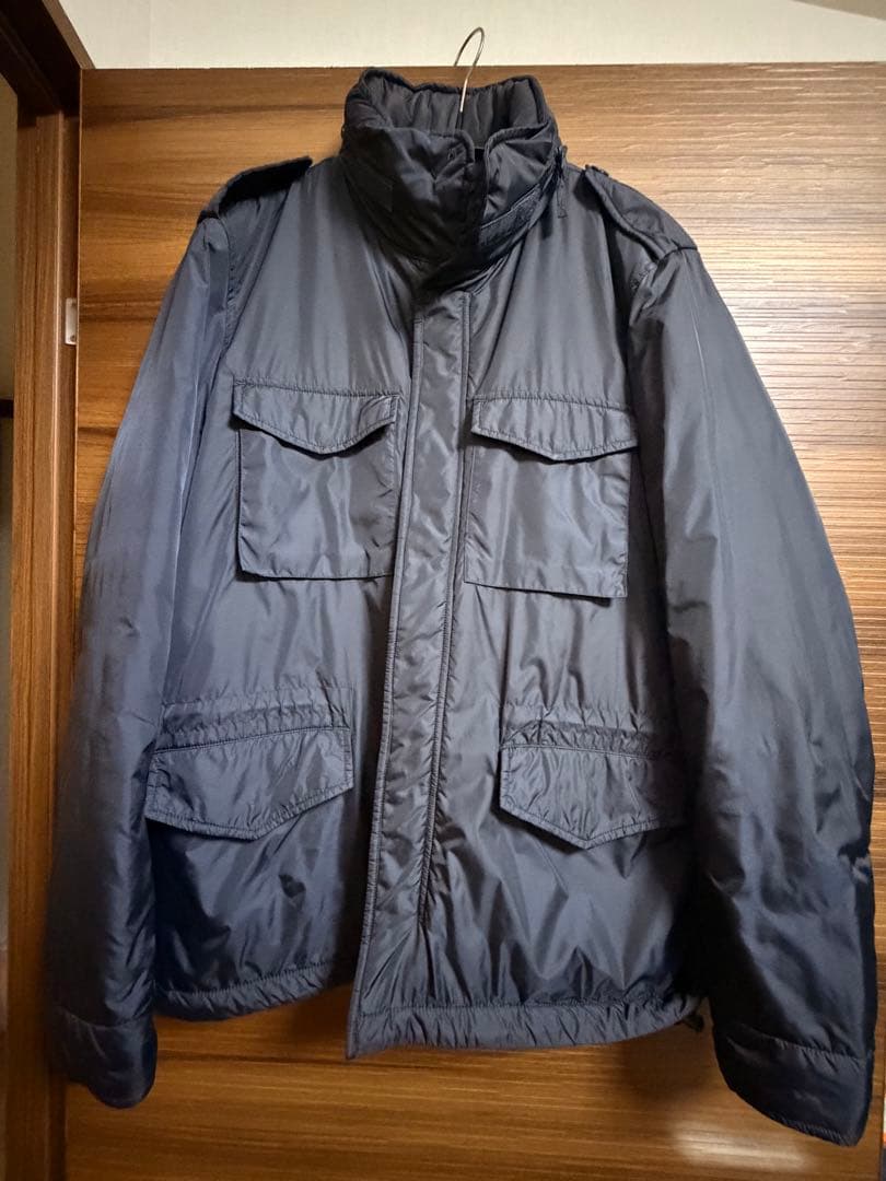 ASPESI ネイビー ナイロンジャケット